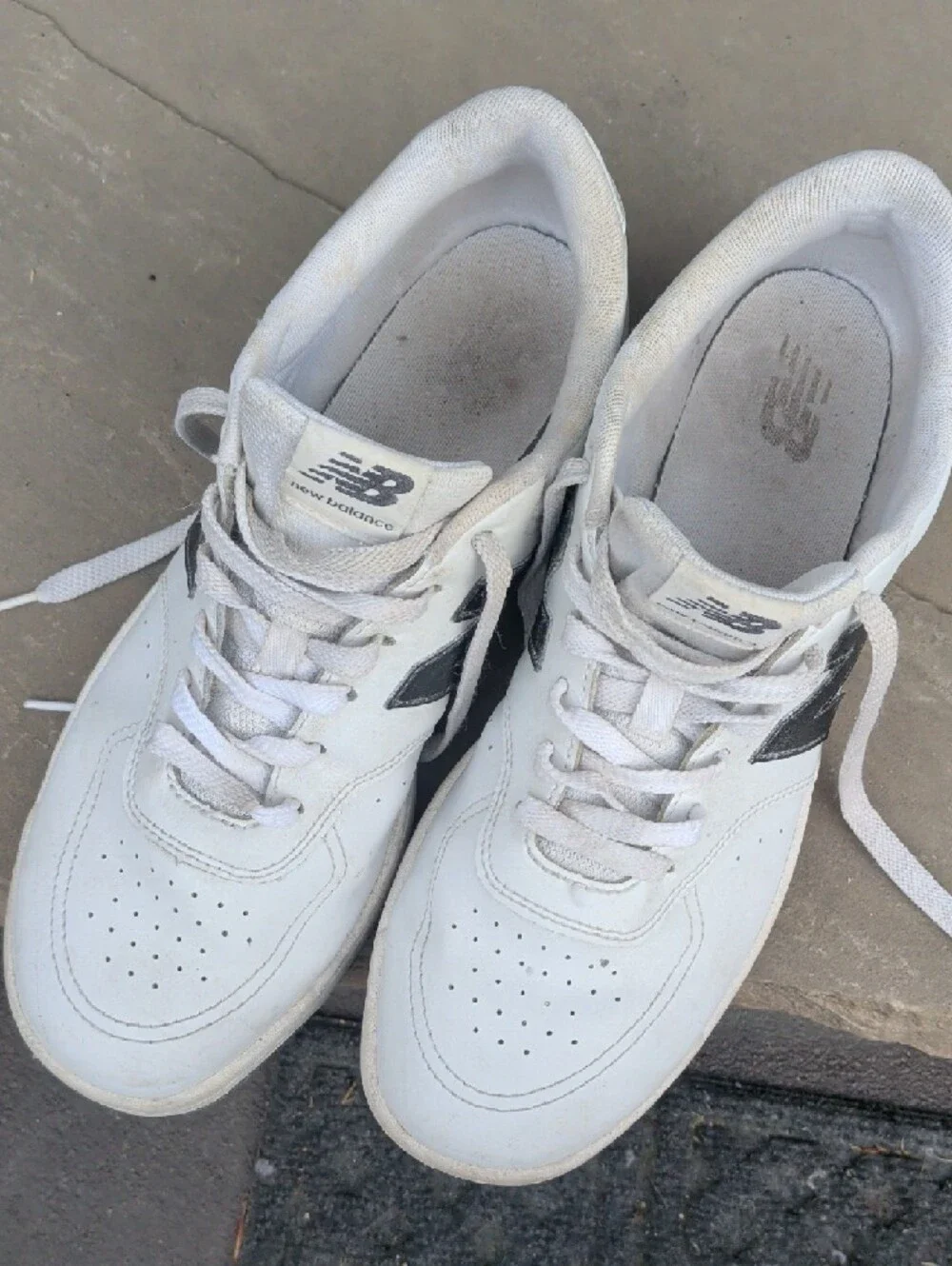 New Balance Men's White Sneakers